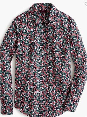 J. Crew Liberty of London print shirt in Phoebe print. Size 10